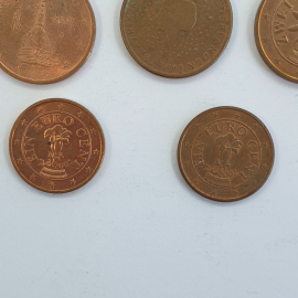 Монеты 1/2/5/20 центов, года 2000-2013, 28 штук. Картинка 17